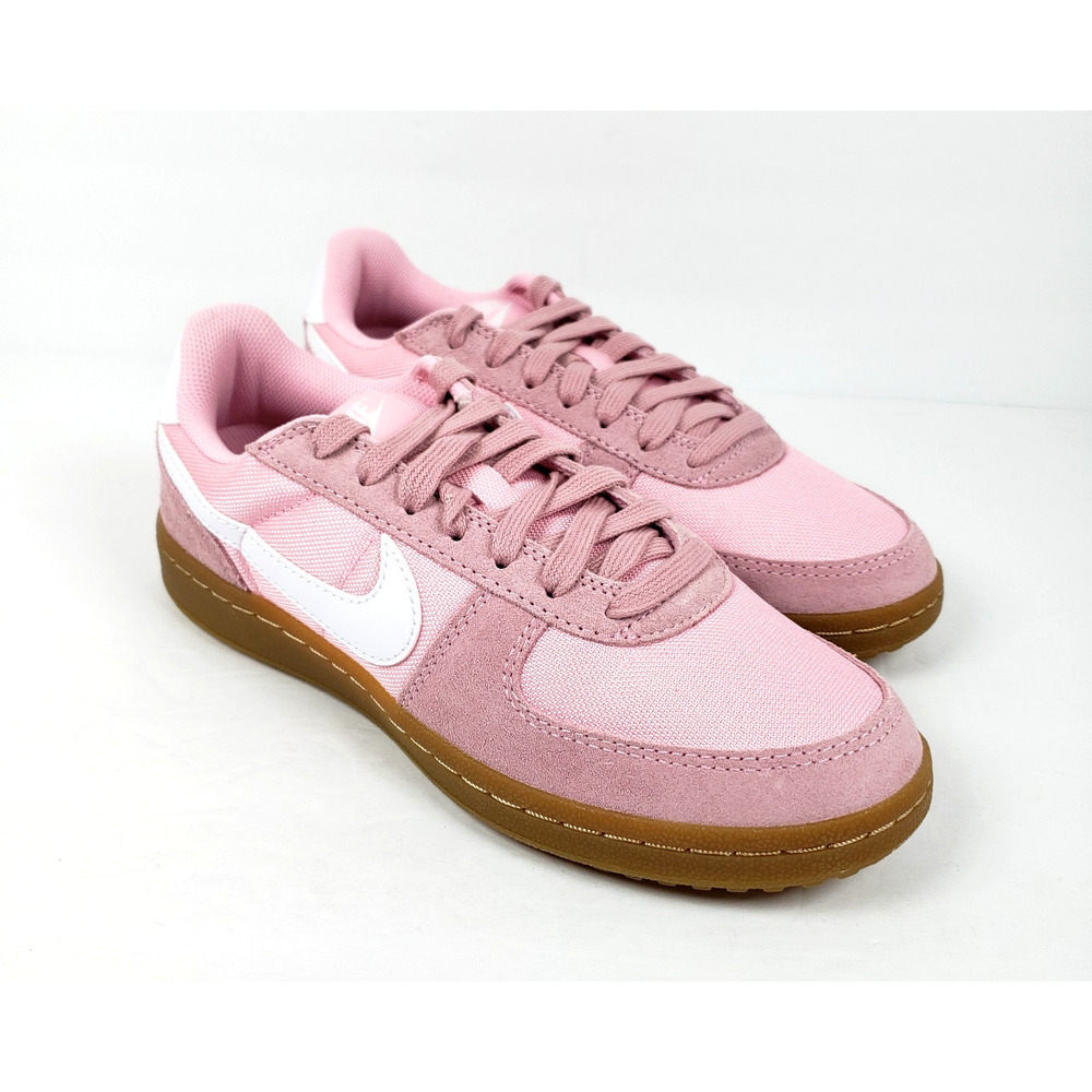 Nike Field General Youth Size 7Y Womens Size 8.5 Med Soft Pink White Shoes